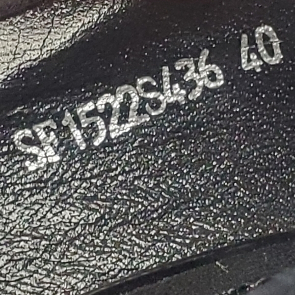 Black Suede embossed silver stilleto heels by TOSCA BLU shoes sz 40 EU (… - Picture 11 of 13